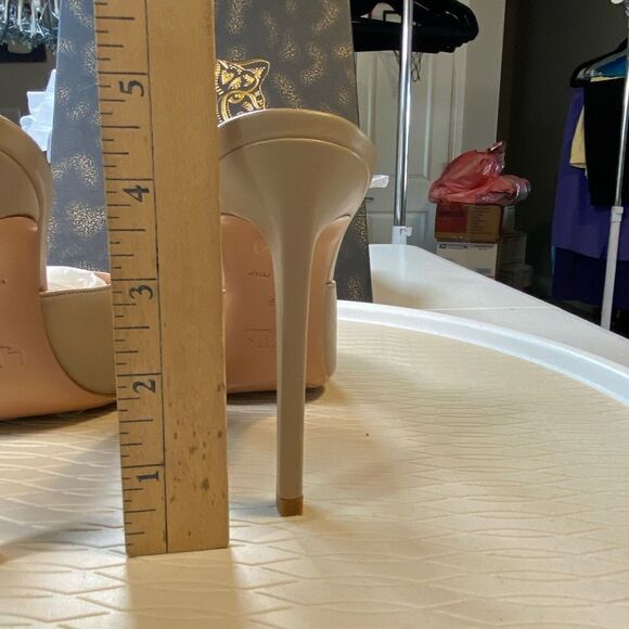 NEW in BOX LITA by Ciara Women’s Tan Square Toe Heels Sandals Size EURO 39 =US 8 - Picture 10 of 11